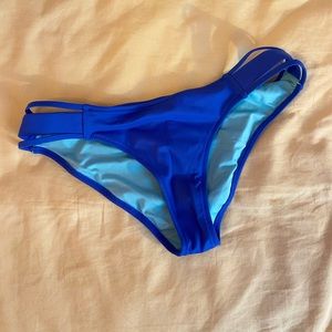 Blue bikini bottoms